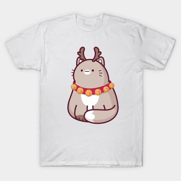 Reindeer Cat T-Shirt by Everything A Cat